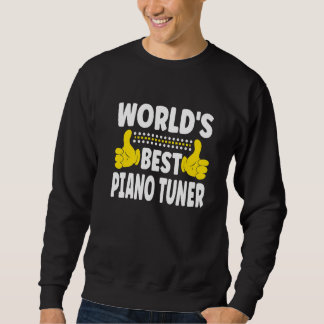 Sudadera El mejor piano del mundo para tintorear el trabajo