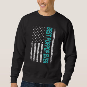 Sudadera El mejor Pop de EEUU Bandera Americana para el D d