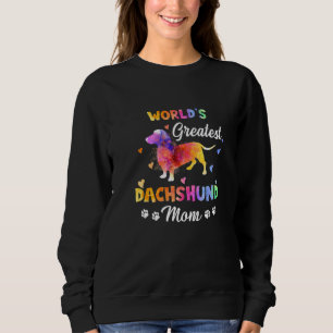 Sudadera El mejor presidente colorido del mundo de Dachshun