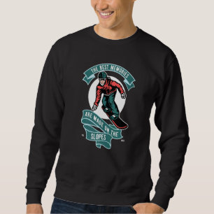 Sudadera El mejor Recuerdos divertido retro Snowboarder Win