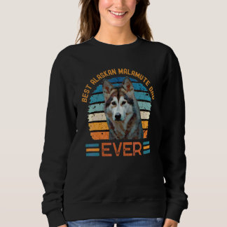 Sudadera El mejor regalo de papá malamute de Alaska en el D