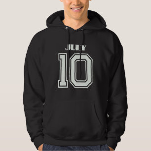 Sudadera El mejor regalo para el cumpleaños 10 de julio