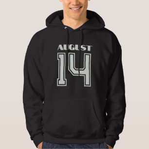 Sudadera El mejor regalo para el cumpleaños 14 de agosto