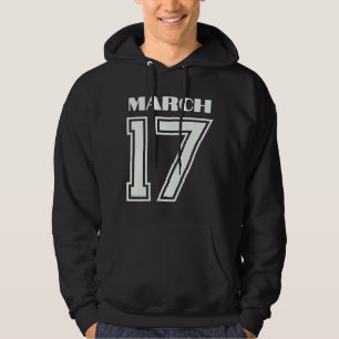 Sudadera El mejor regalo para el cumpleaños 17 de marzo