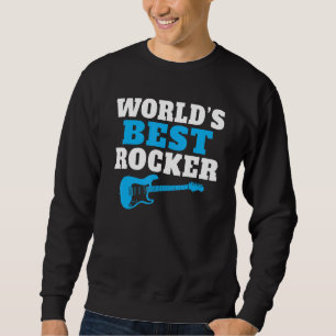 Sudadera El mejor roquero del mundo de Rock and Roll