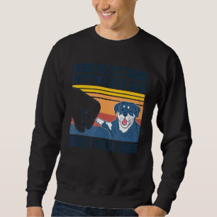 Sudadera El mejor rottweiler de los hombres, el día del pad