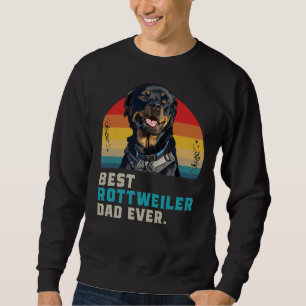 Sudadera El mejor rottweiler papá de todos los tiempos 45