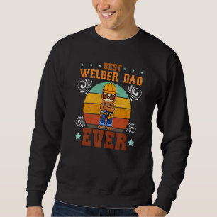 Sudadera El mejor soldador del padre de los hombres El padr