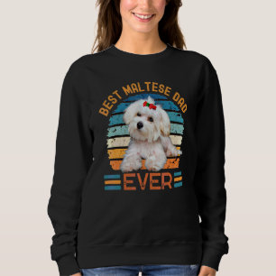 Sudadera El mejor té del día del padre del perro de Malta