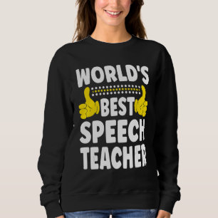 Sudadera El mejor té del mundo para el título de profesor d