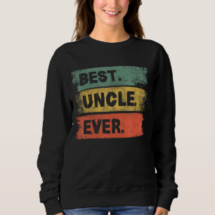 Sudadera El mejor tío de retro vintage de los hombres en la