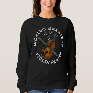 Sudadera El mejor violinista violinista del mundo