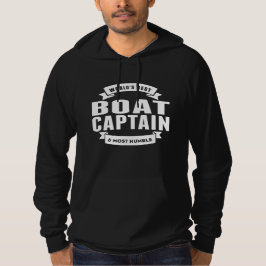 Sudadera El mejor y más humilde capitán de barco del mundo