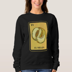 Sudadera El Melón Mexicano Cartón de Bingo Tradicional El M