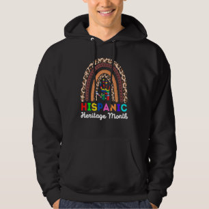 Sudadera El mes de la herencia hispana: Banderas de mano ar