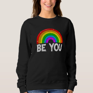 Sudadera El mes gay del orgullo gay del arcoiris LGBT retro