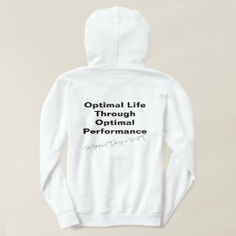 Sudadera EL MÉTODO YASS - La capucha de la mujer (blanca)