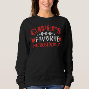 Sudadera El microbiólogo favorito de Cupid S Romance Me Par