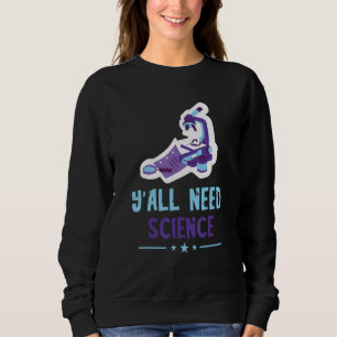 Sudadera El microscopio de un profesor de ciencias que todo