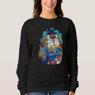 Sudadera El miedo a la destrucción de Snowman