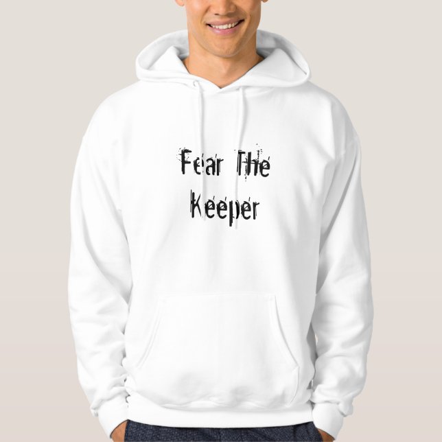 Sudadera El miedo de los hombres el encargado (Anverso)