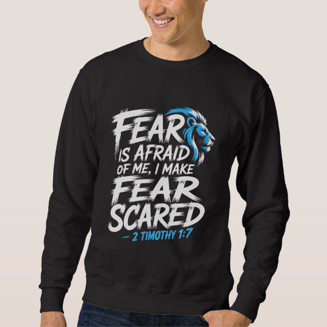 Sudadera El miedo me tiene miedo (Anverso)
