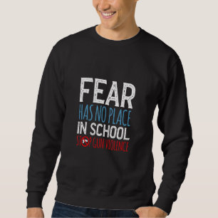 Sudadera El Miedo No Tiene Lugar En El Colegio Detener La V