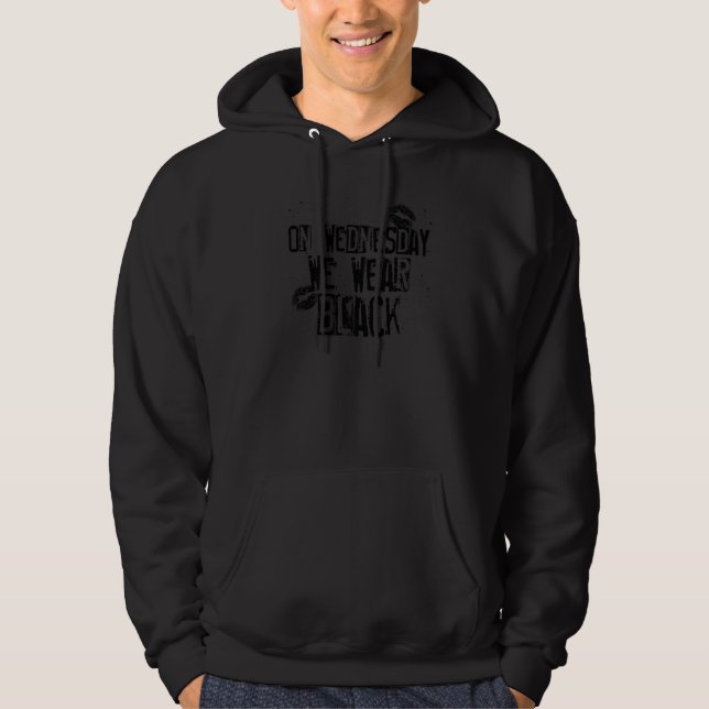 Sudadera El miércoles usamos Black Premium (Anverso)