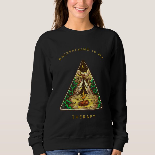 Sudadera El Mochila Es Mi Terapia (Anverso)
