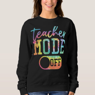Sudadera El Modo Del Profesor De Apagar El Tejido El Último