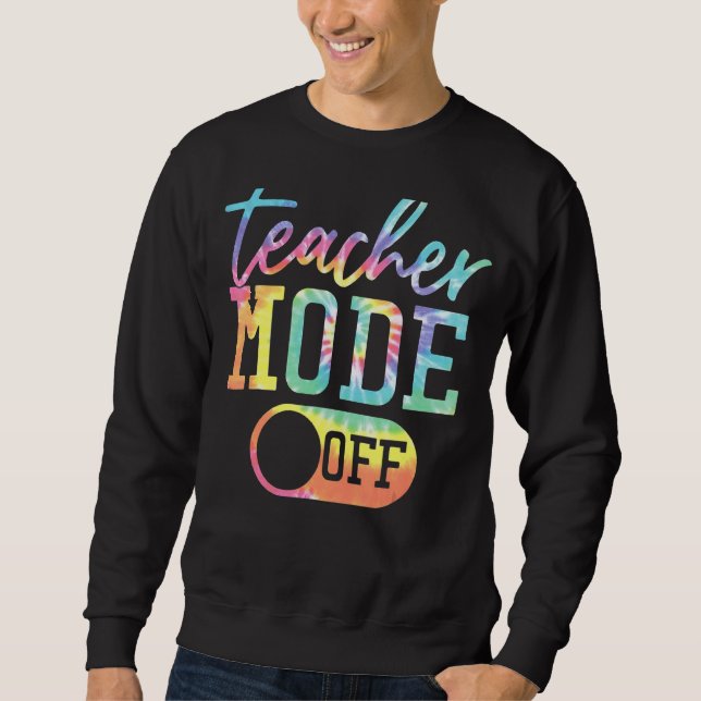 Sudadera El Modo Del Profesor De Apagar El Tejido El Último (Anverso)