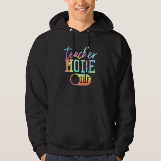 Sudadera El Modo Del Profesor De Apagarse El Último Día Del (Anverso)