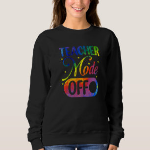 Sudadera El modo del profesor no es feliz el último día de