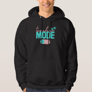 Sudadera El modo del profesor no es feliz el último día de