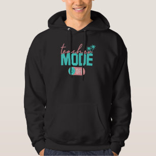 Sudadera El modo del profesor no es feliz el último día de