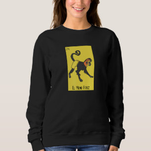 Sudadera El Mono Feroz Luchador Mexicano Luchador Monkey Wr