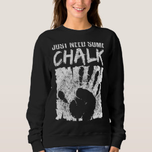 Sudadera El montañismo en escalada necesita más