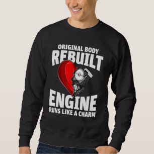 Sudadera El motor reconstruido del cuerpo original funciona