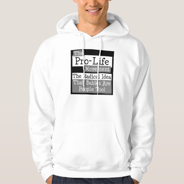 Sudadera El movimiento antiabortista (Anverso)