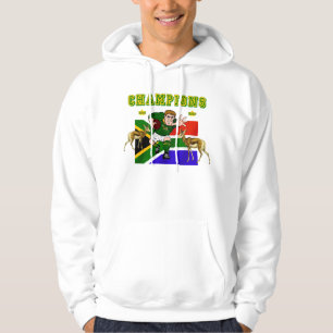 Sudadera El mundo de Suráfrica defiende rugbi
