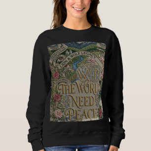 Sudadera El mundo necesita paz