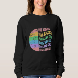 Sudadera El mundo tiene mayores problemas con el Rainbow He