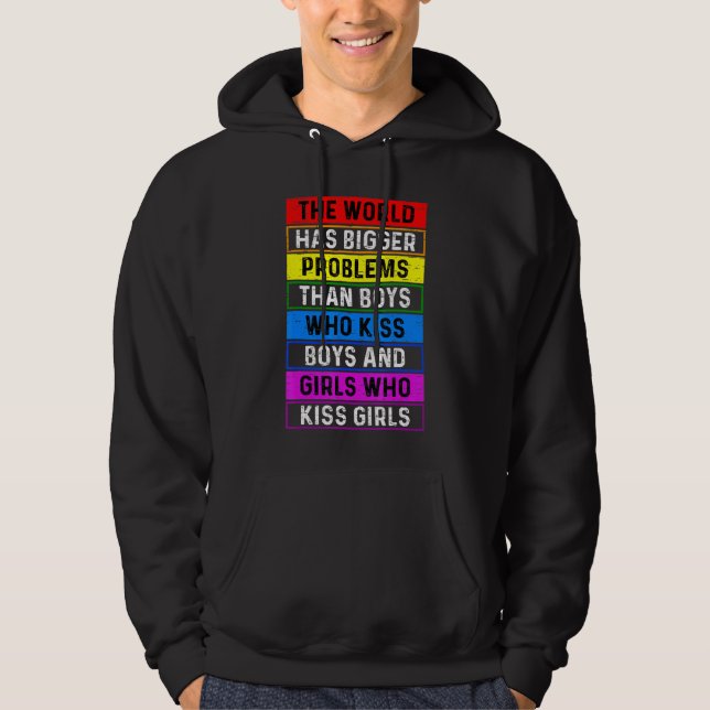 Sudadera El mundo tiene mayores problemas que el despertar  (Anverso)