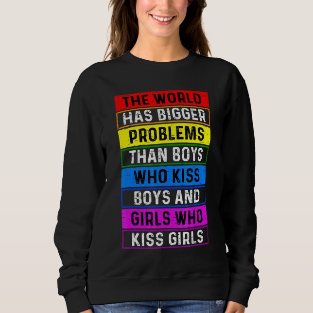 Sudadera El mundo tiene mayores problemas que el despertar  (Anverso)