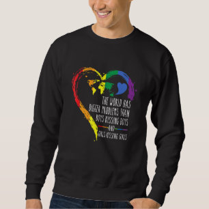 Sudadera El Mundo Tiene Problemas Más Grandes Aliado Lgbtq 