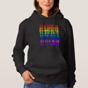 Sudadera El mundo tiene problemas más grandes que gay lésbi