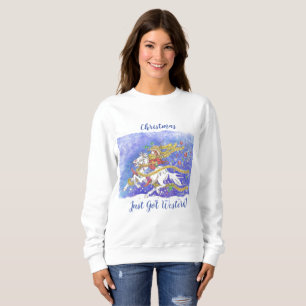 Sudadera El "navidad acaba de conseguir occidental!"