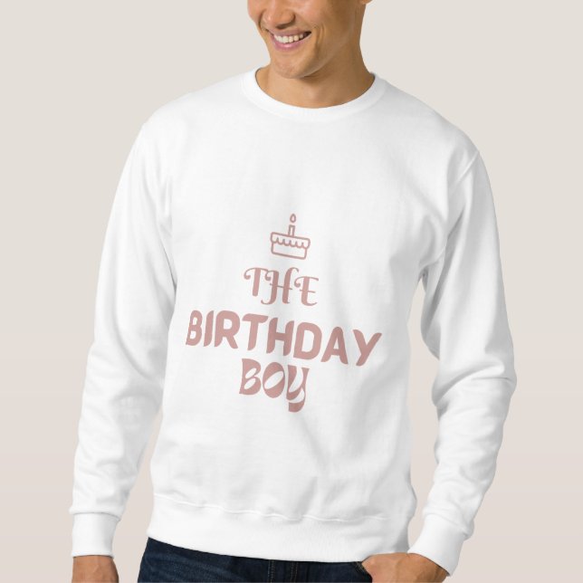 Sudadera El niño de cumpleaños (Anverso)