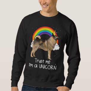 Sudadera El Noruego Arcoiris Elkhound Confía En Mí Como Una