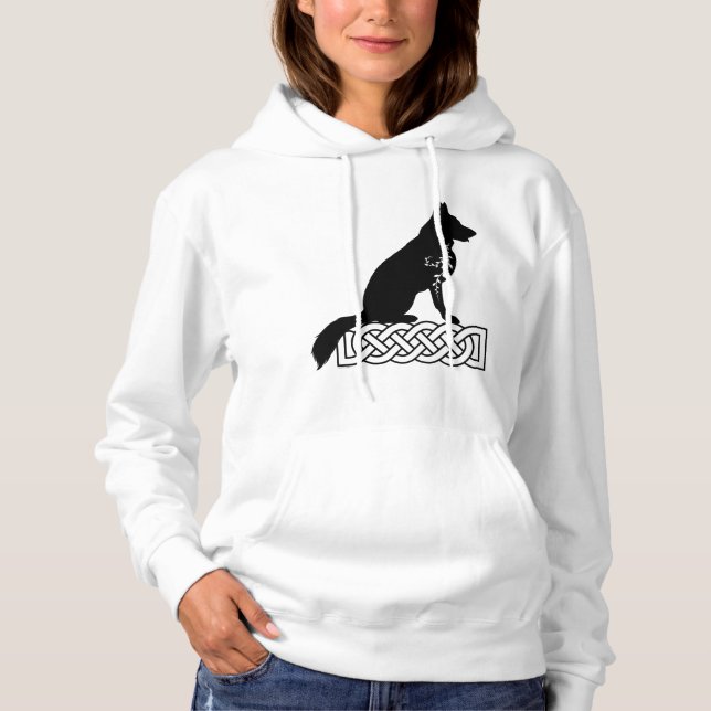 Sudadera El nudo negro del pastor alemán Loki Sailor (Anverso)